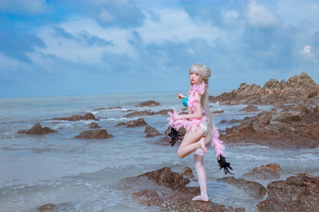 人氣Coser二佐Nisa 053 碧藍(lán)可畏泳裝 [27P-198MB]插圖3