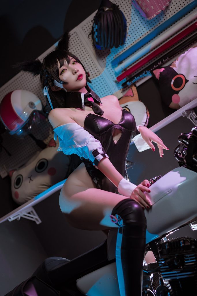 人氣Coser二佐Nisa 061 犬之眷之碧藍(lán)愛宕 同人賽車 [22P/615MB]插圖2