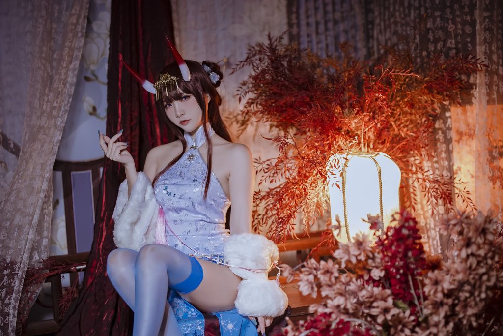 二佐Nisa 079 – 碧藍航線 能代旗袍[18P/120MB]插圖2