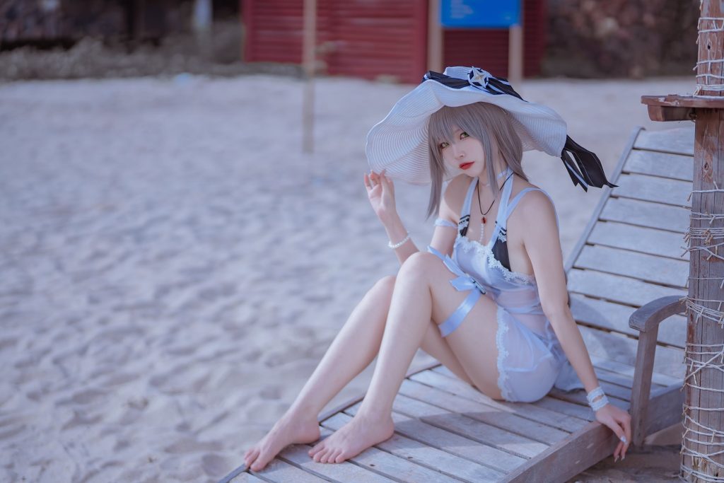 人氣Coser二佐Nisa 109 碧藍(lán) 天鷹泳裝 [20P/236MB]插圖3