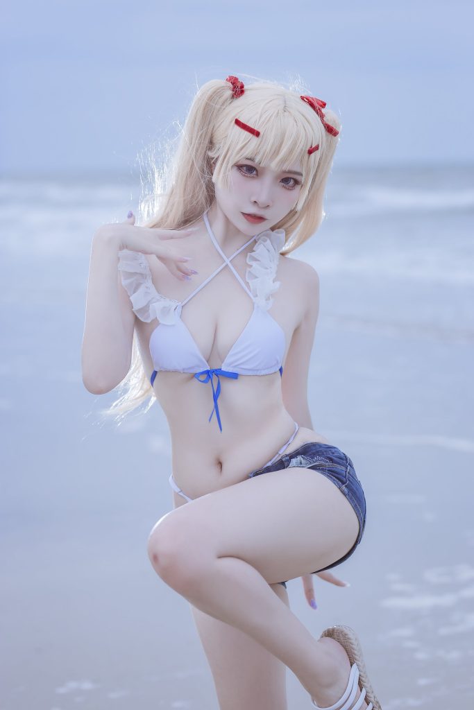 人氣Coser二佐Nisa 110 碧藍 蘇塞克斯泳裝 [20P/267MB]插圖2