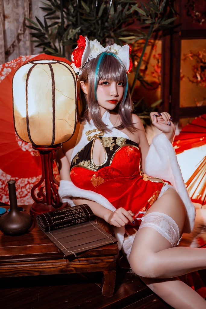 二佐Nisa NO.120 – 碧藍 柴郡旗袍[32P/591MB]插圖3