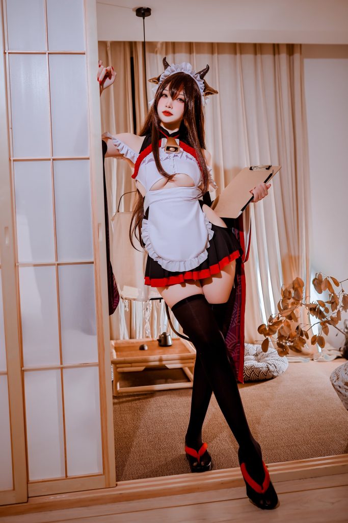 二佐Nisa NO.121 – 碧藍(lán)樫野女仆[33P/425MB]插圖2