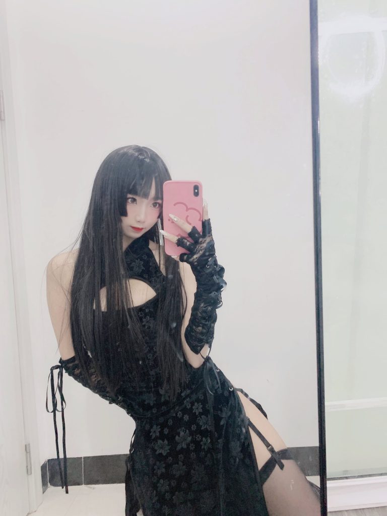 鬼畜瑤在不在w NO.031 – 黑色旗袍[70P/1V/204MB]插圖1