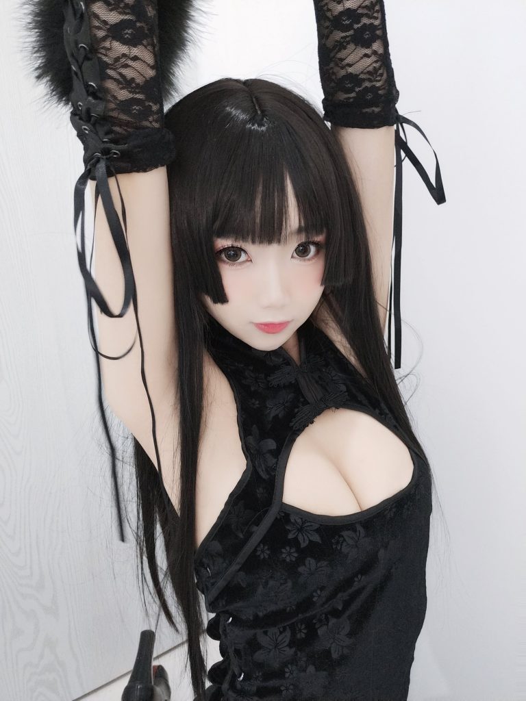 鬼畜瑤在不在w NO.031 – 黑色旗袍[70P/1V/204MB]插圖2