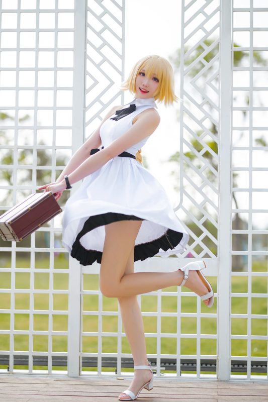 瓜希醬 006 貞德三周年白裙德[20P/80.3MB]-無(wú)料攝影圈