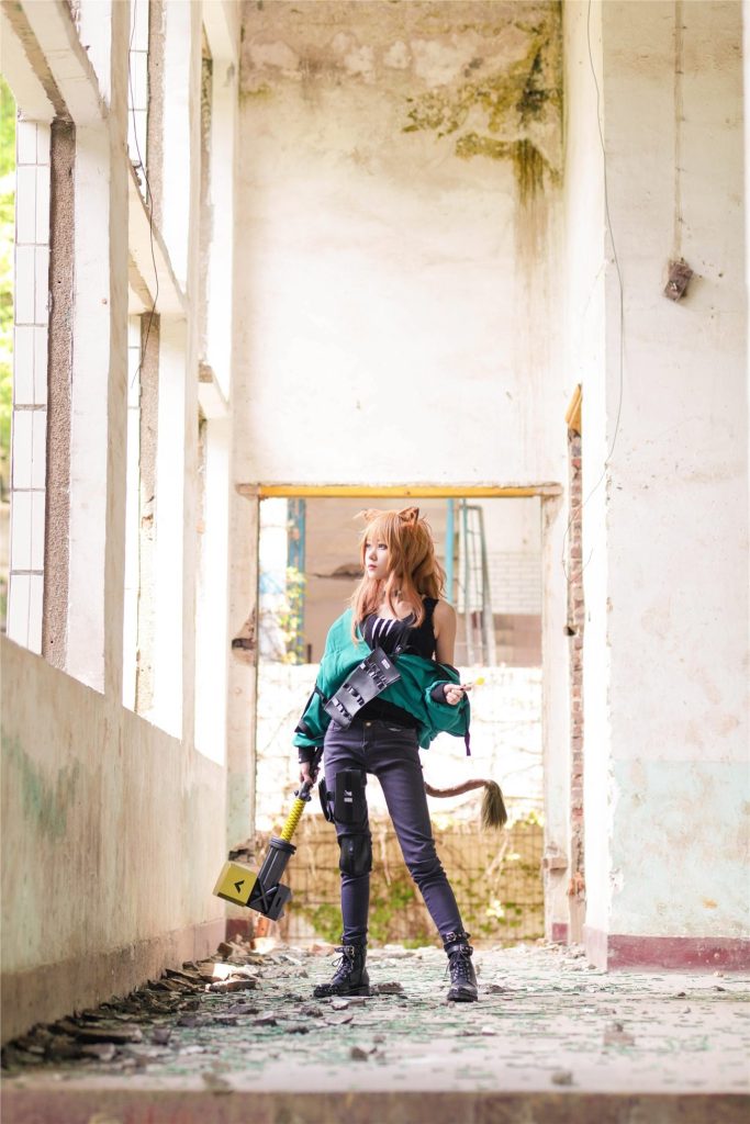 精選街拍 No.395 島田小熊-明日方舟推進(jìn)之王遺石COS [21P/14M]插圖1