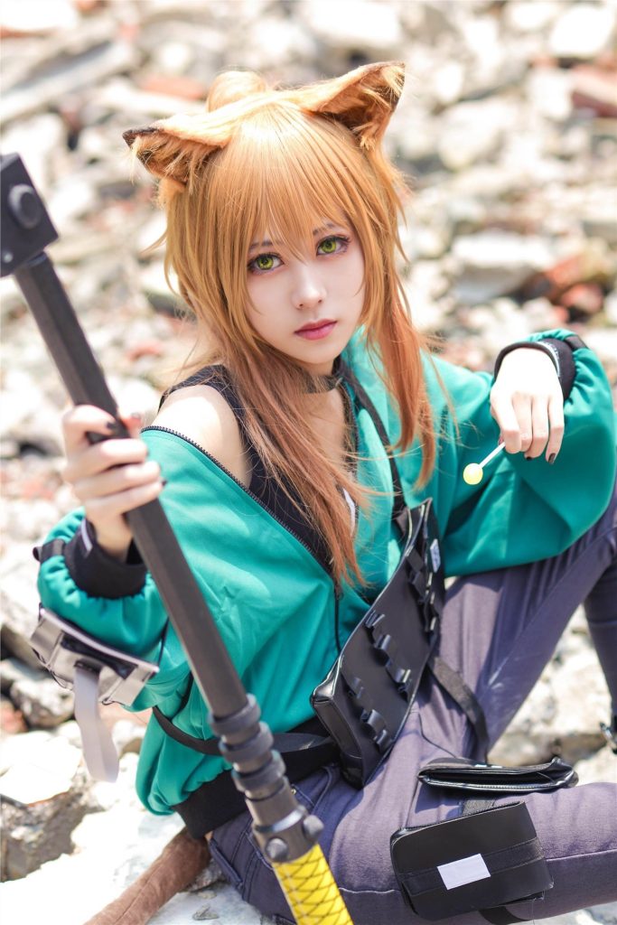 精選街拍 No.395 島田小熊-明日方舟推進(jìn)之王遺石COS [21P/14M]插圖3