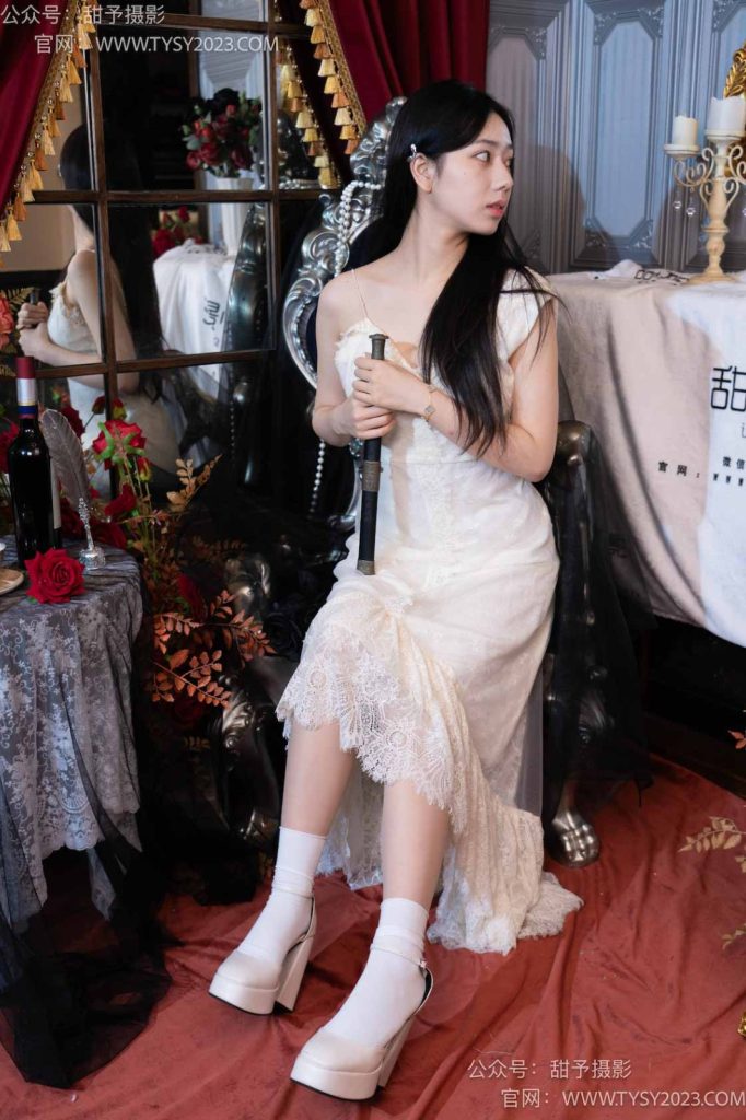 甜予攝影 NO.027 魚魚-高跟、白棉襪、肉絲（腳尖加固款）[103P/2V/9.32GB]插圖