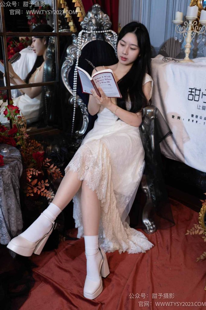 甜予攝影 NO.027 魚魚-高跟、白棉襪、肉絲（腳尖加固款）[103P/2V/9.32GB]插圖2