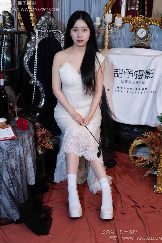 甜予攝影 NO.027 魚魚-高跟、白棉襪、肉絲（腳尖加固款）[103P/2V/9.32GB]插圖3