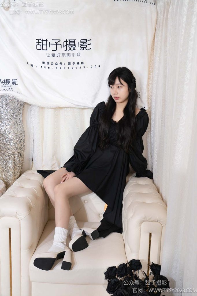 甜予攝影 NO.034 魚魚-高跟鞋、白棉襪、肉絲（腳尖加固款）[129P/2V/9.57GB]插圖3