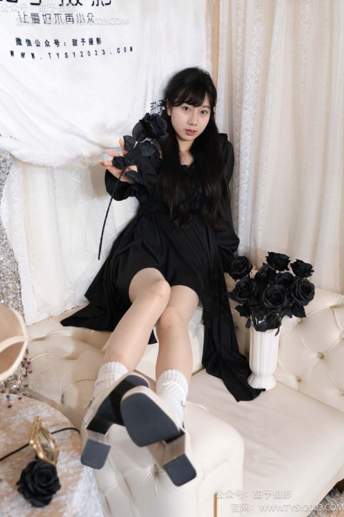 甜予攝影 NO.034 魚魚-高跟鞋、白棉襪、肉絲（腳尖加固款）[129P/2V/9.57GB]插圖4