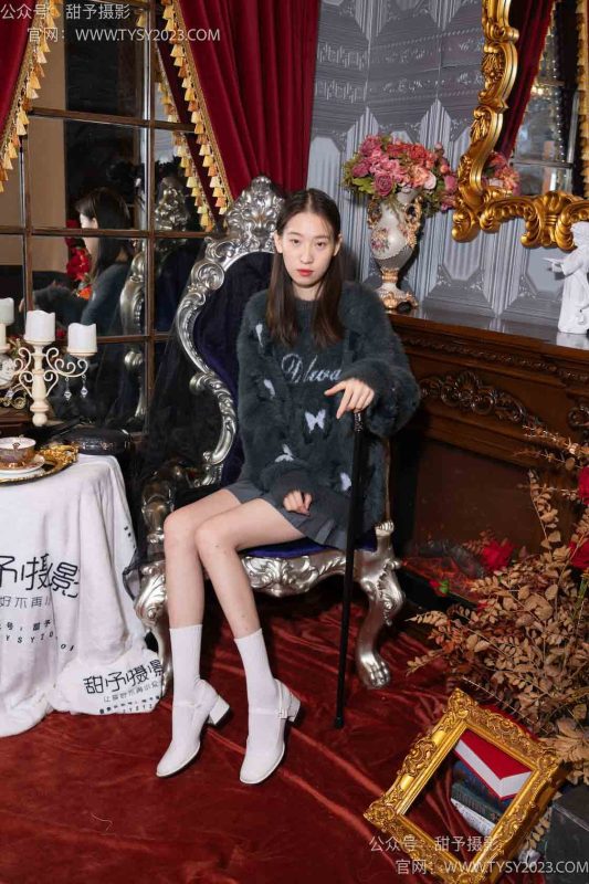 甜予攝影 NO.067 帆帆-高跟鞋、白棉襪、裸足 [126P/2V/9.60GB]插圖4