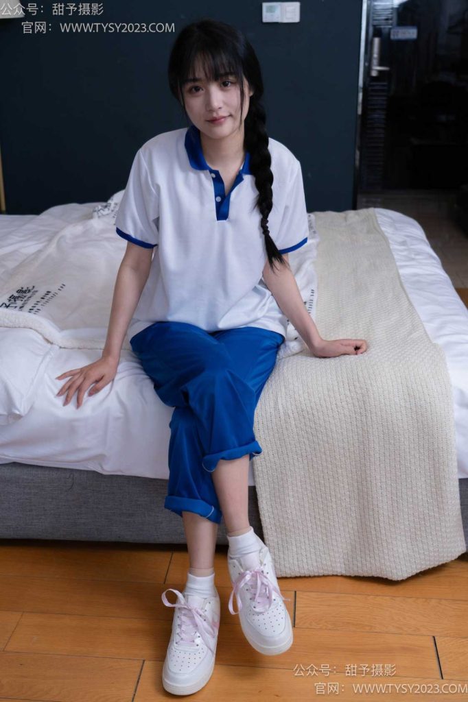 甜予攝影 NO.091 瀾瀾-校服、白布鞋、白棉襪、短肉絲（腳尖加固款）、裸足[135P/2V/10.27GB]插圖4