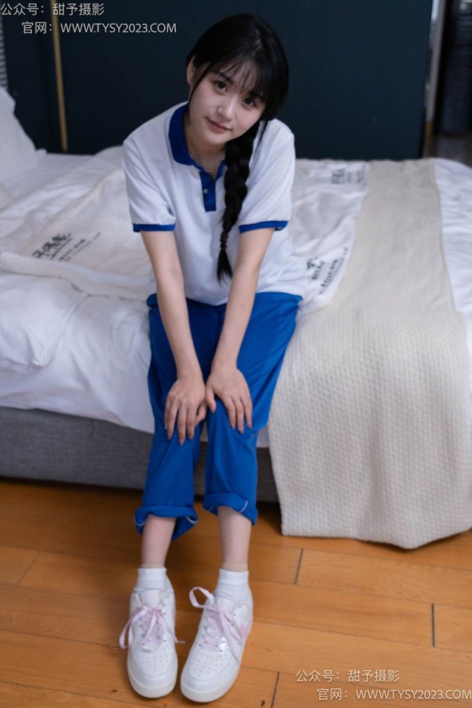 甜予攝影 NO.091 瀾瀾-校服、白布鞋、白棉襪、短肉絲（腳尖加固款）、裸足[135P/2V/10.27GB]插圖3