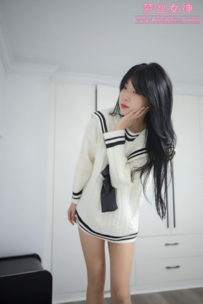 [MSLASS夢(mèng)絲女神]2021.11.17 白衣大長(zhǎng)腿 韓飛兒[27P/141MB]插圖3