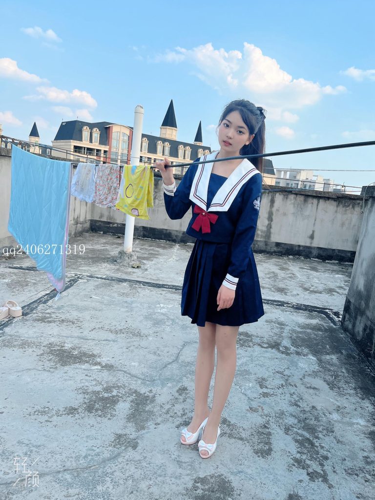 [MSLASS夢絲女神]2022.07.26  JK藍 張馨[42P/92.5MB]插圖1