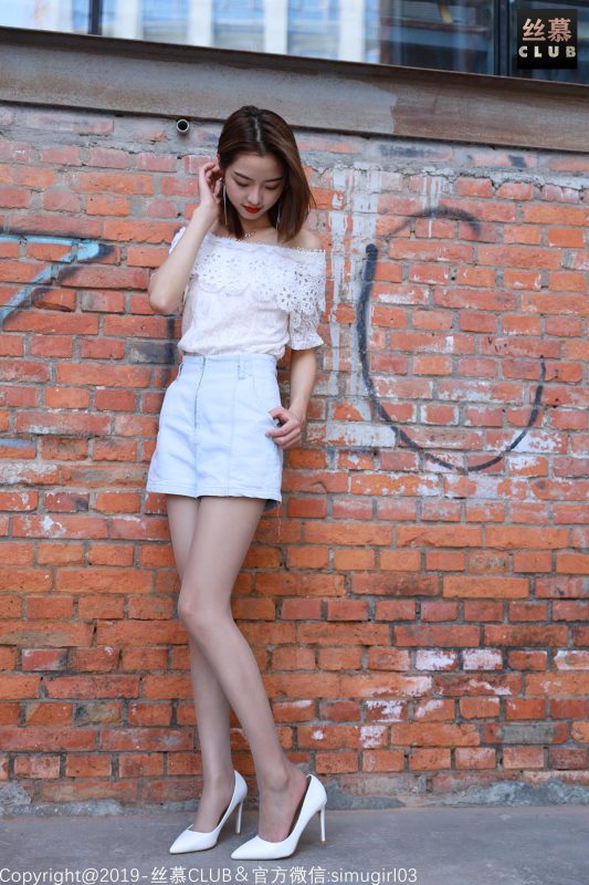 絲慕寫真 SM026 模特：丹丹 天天一元《聽說白色高跟和肉絲是絕配》[66P/110MB]-無料攝影圈