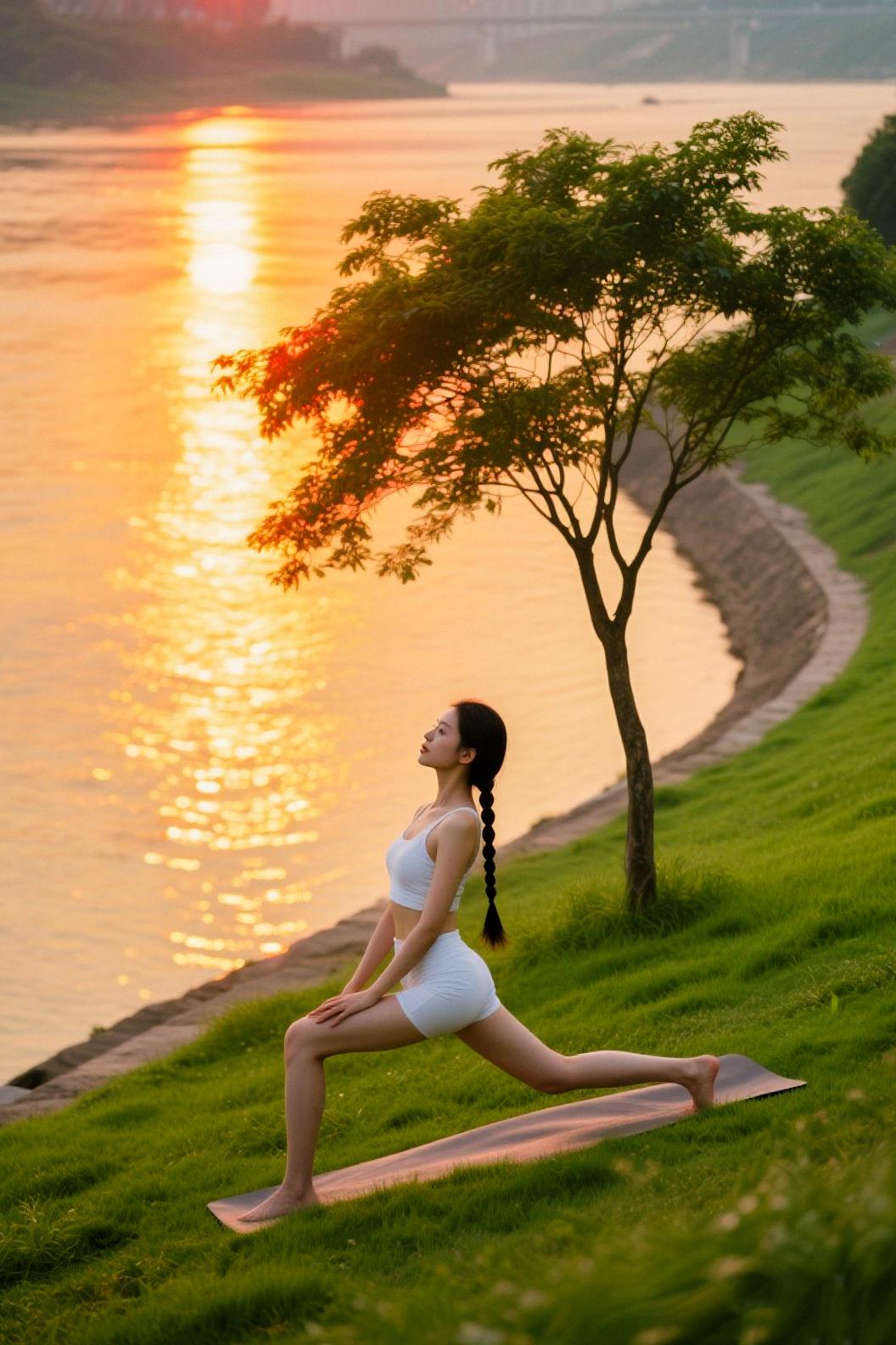 瑜伽熱：女孩們?yōu)楹渭娂?“入坑”？插圖