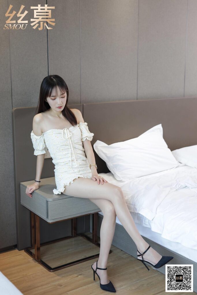 絲慕寫真 SM412 天天一元 艷艷《一字肩連衣裙》[56P/131MB]插圖2