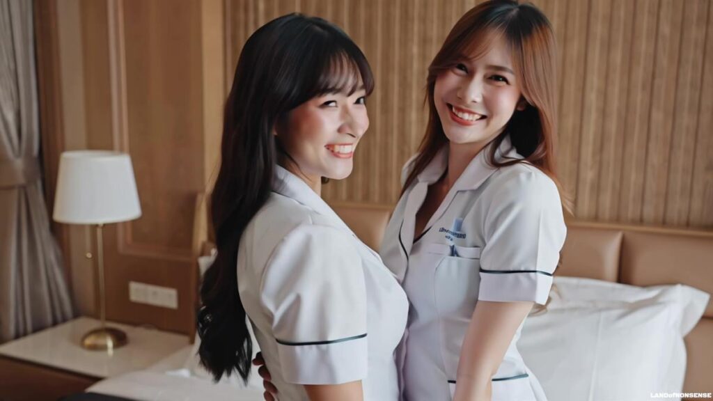 AI VIDEO 085 THE ANGEL’S SECRET FASHION SHOW #32 YOUR PRIVATE NURSES WILL HEAL YA[4K/1V/366MB]插圖2