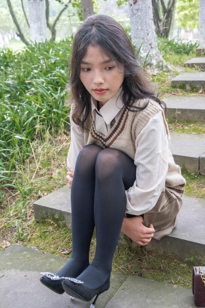 襪覓社 001 小雪高跟鞋黑絲絲襪腳 [71P/1V/9.61G]插圖