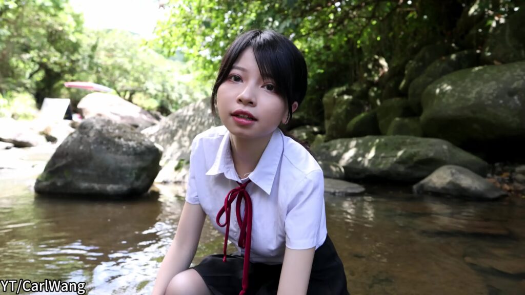 優冠精選008-夏天就是要跟學妹來溪邊玩水呀[1V/973M]插圖