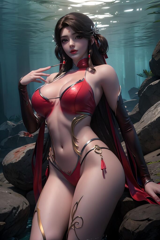 AI繪畫 689 完美世界-火靈兒[70P/460M]插圖3