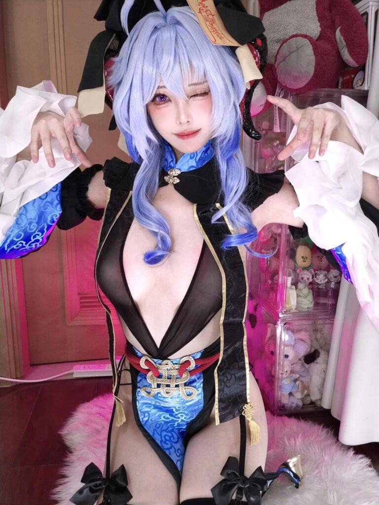 蜜汁貓裘 NO.112 – 原神甘雨 國風(fēng)小僵尸[47P/242MB]插圖3