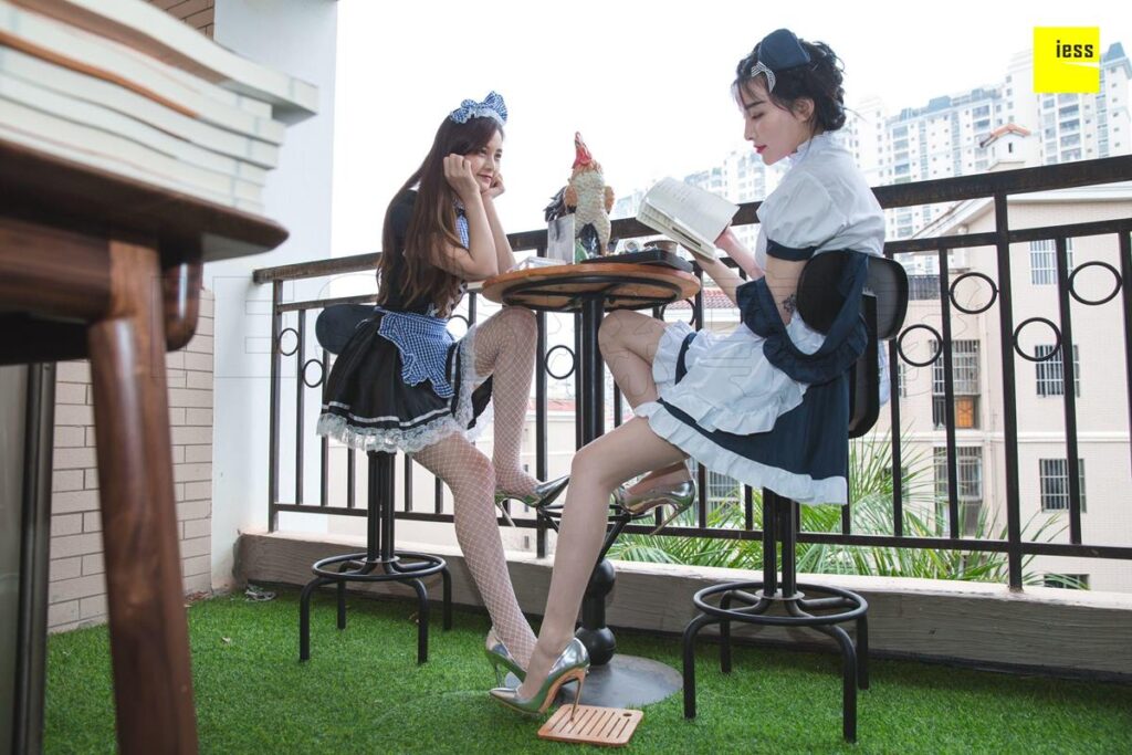 [IESS異思趣向] 2018.11.14《魔鬼周三》特刊42期：九妹、夢夢 雙生女仆Ⅱ [80P/76.5MB]插圖1