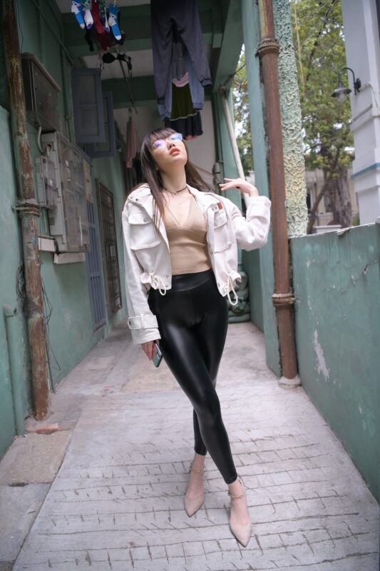 精選街拍 No.417 油亮的黑色皮褲（五） [100P/169M]-無料攝影圈