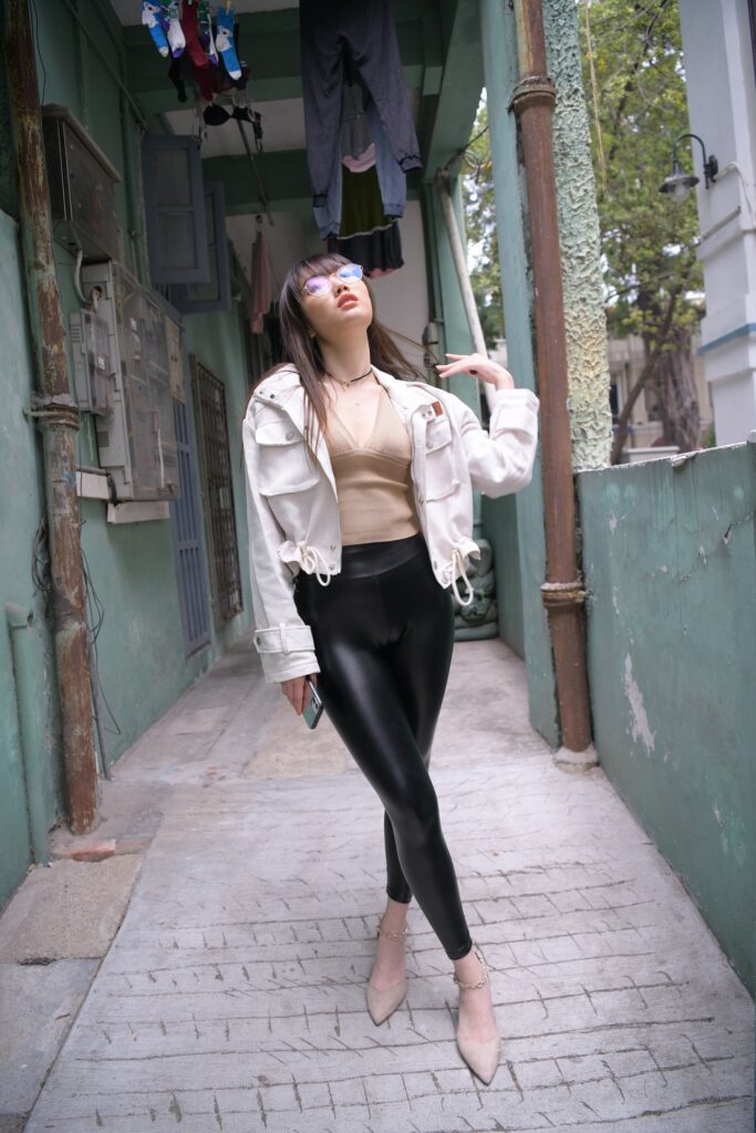 精選街拍 No.417 油亮的黑色皮褲（五） [100P/169M]插圖