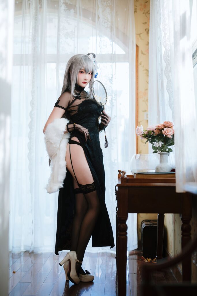 Coser瓜希醬福利 069 碧藍航線 路易九世旗袍 [18P/83MB]插圖