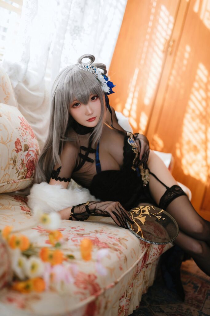 Coser瓜希醬福利 069 碧藍航線 路易九世旗袍 [18P/83MB]插圖3