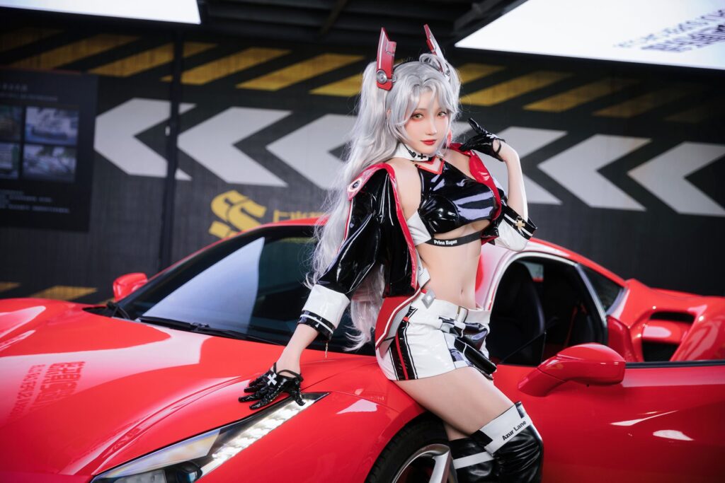 瓜希醬 NO.082 & Momoko葵葵 086 碧藍(lán)航線-歐根&企業(yè)-賽車女郎[58P/269MB]插圖3