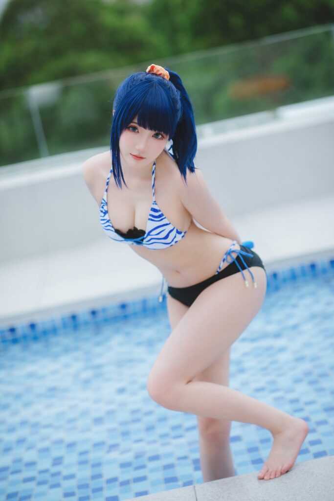 瓜希醬 NO.087 & Momoko葵葵 – 電光超人古利特 寶多六花&新條茜 泳裝[85P/453MB]插圖1