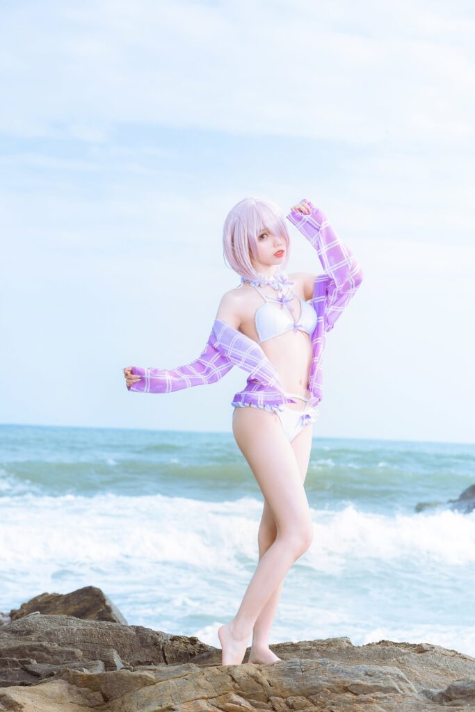 果咩醬w NO.016 – 海邊瑪修[35P/318MB]-無料攝影圈