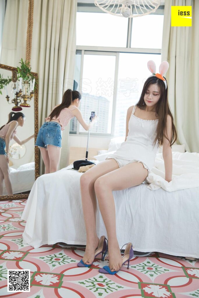 [IESS異思趣向] 2019.04.04 絲享家456：《九妹白色牛仔短褲》九妹 [87P/22.8MB]插圖1