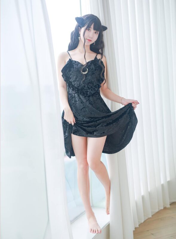 黑川 小惡魔黑裙子完成圖-無(wú)料攝影圈