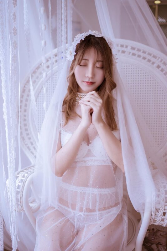黑川 年上彼女 白色婚紗 [27P-319MB]-無料攝影圈