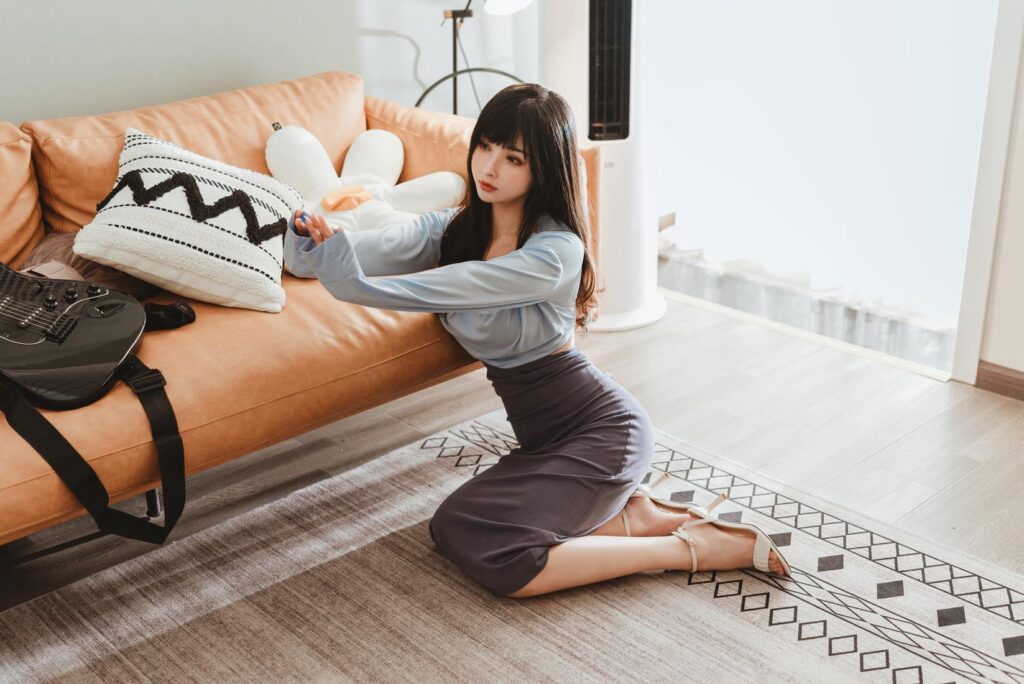 rioko涼涼子 NO.070 – 吉他妹妹系帶裙[45P/1V/1.26GB]插圖2