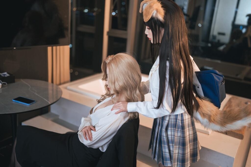 COS福利rioko涼涼子&面餅仙兒 096 女上司雙人版 [40P/1V/593MB]插圖3