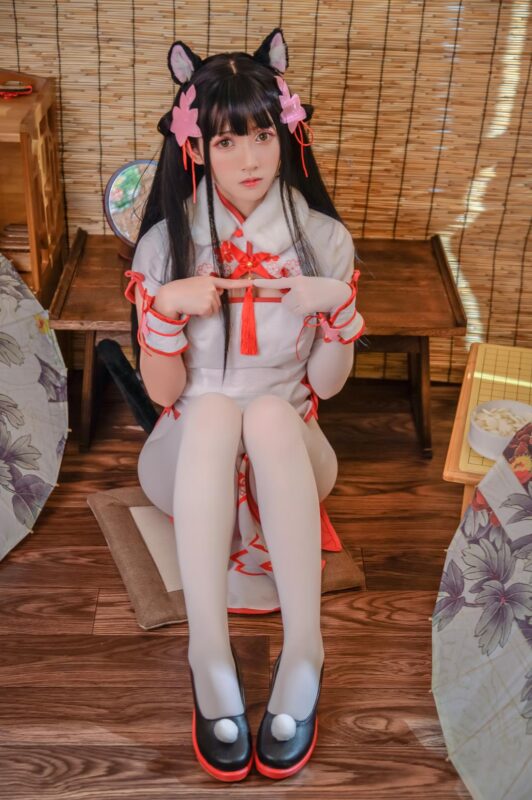 Coser鰻魚霏兒 NO.016 碧藍(lán)華裳 夕暮 [16P/229MB]-無料攝影圈