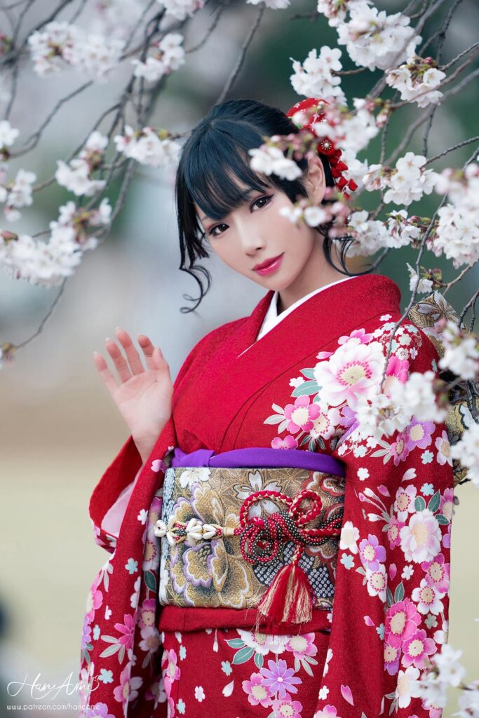 Hane Ame 雨波寫真 NO.013 – 赤紅和服[38P/736MB]插圖2
