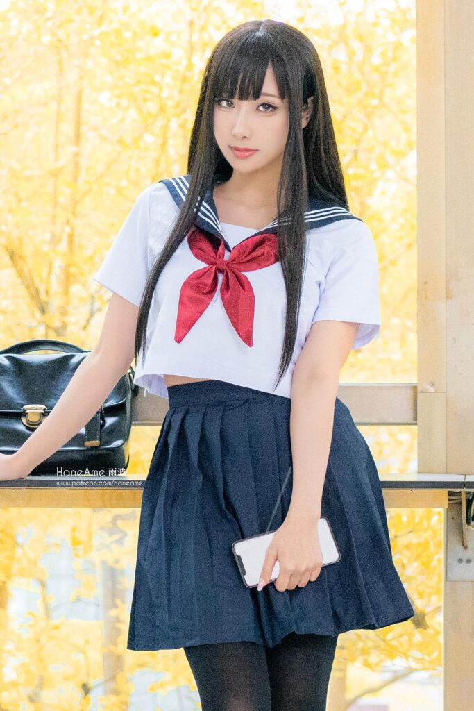 Hane Ame 雨波寫真 NO.025 – JK[16P/1V/66MB]插圖2