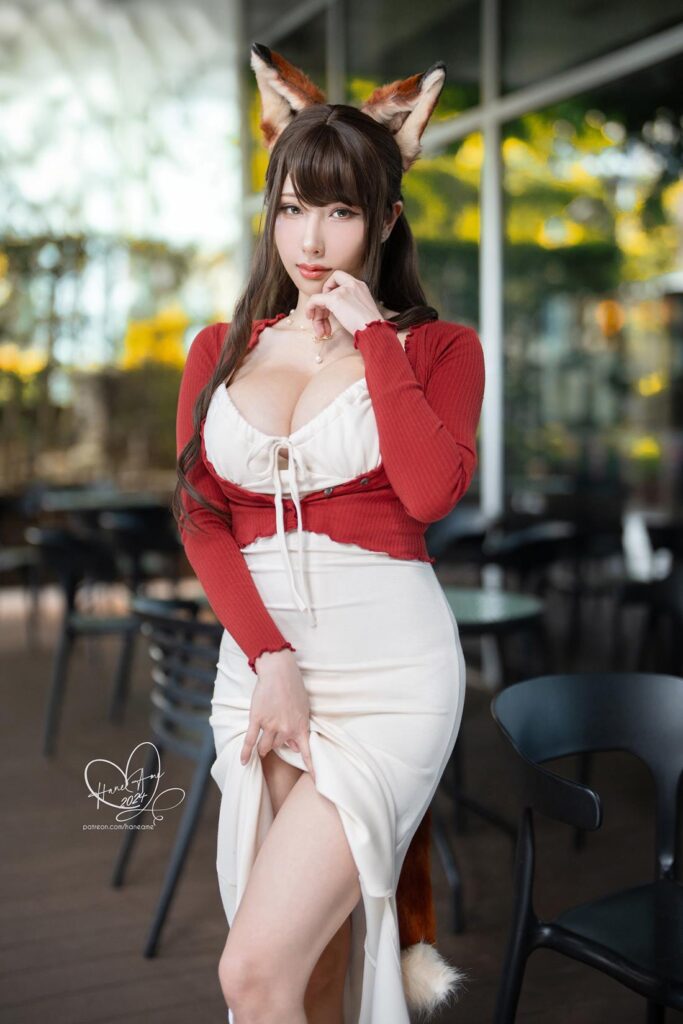 Hane Ame 雨波寫真 NO.226 – 寵物女友 秋日狐貍女友咖啡[45P/3V/496MB]插圖2