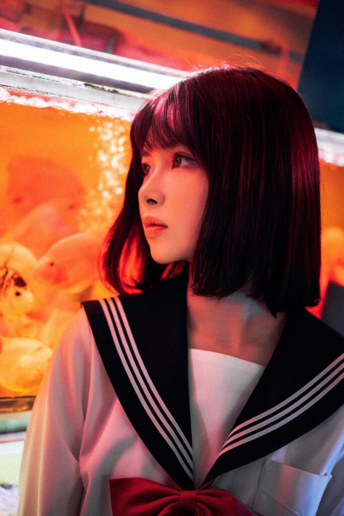 網(wǎng)紅Coser@河豚撫子 010 金魚JK [15P/396MB]插圖2