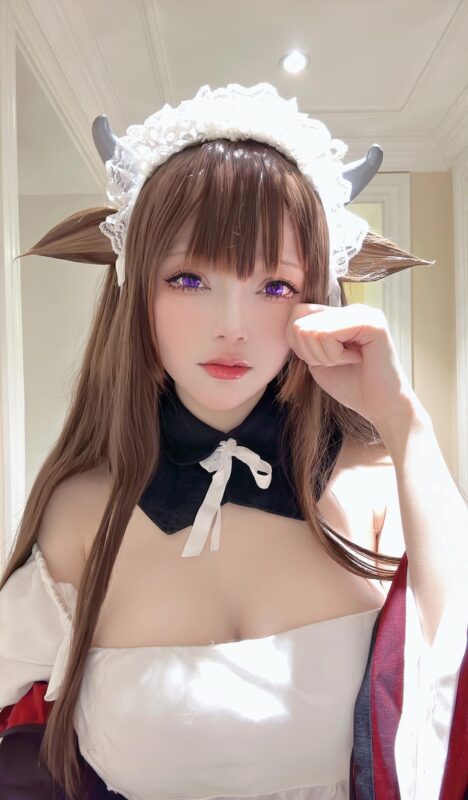 黑龍貫通 NO.013 – 女仆牛牛[10P/25MB]-無料攝影圈