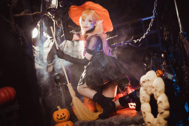 狐玖玖 001 喜多川萬圣節 [14P/283MB]-無料攝影圈